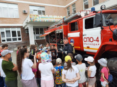 Проведен открытый урок по безопасности в профильном лагере дневного пребывания «Непоседы» МАОУ СОШ № 46  